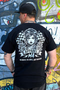 Mayhem Apparel Tattoo Queen Graphic T-Shirt - Black