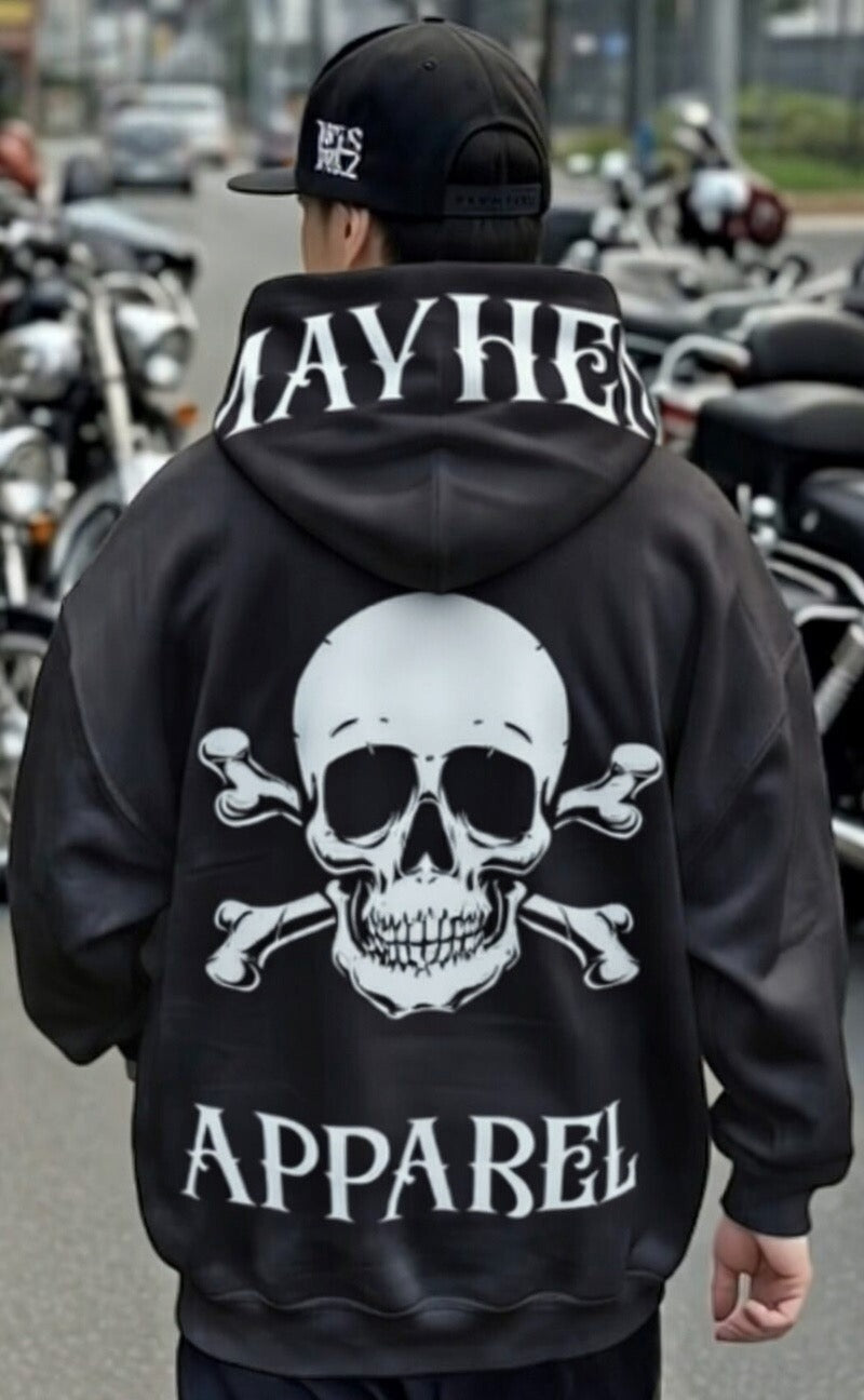 Mayhem Signature Skull Hoodie