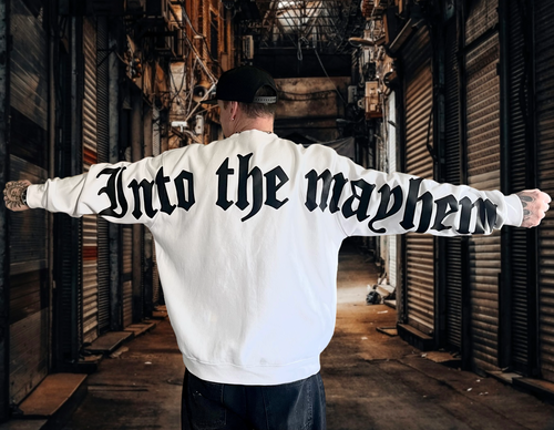 INTO THE MAYHEM SWEATER