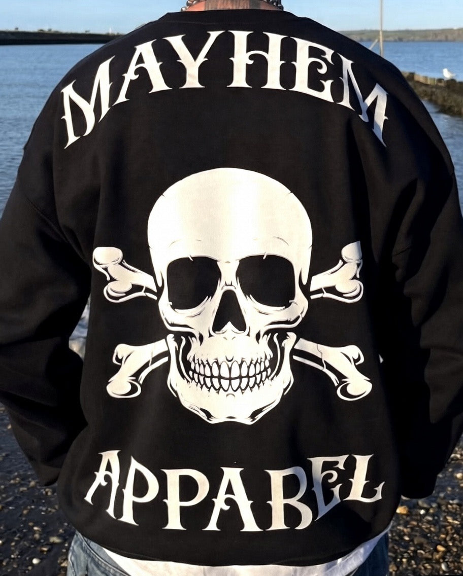 MAYHEM MOTORCYCLE SKULL SWEATER