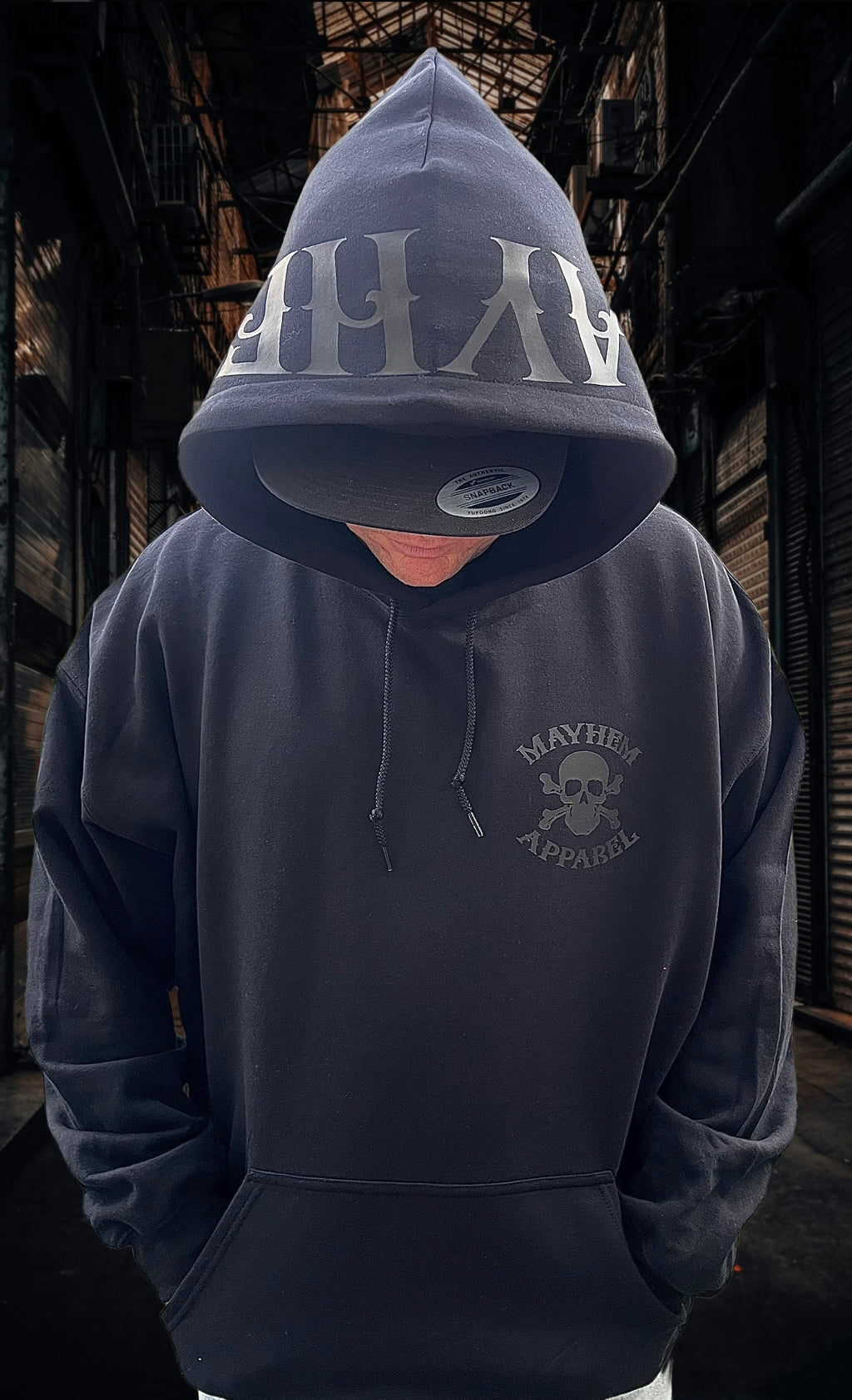 Mayhem Signature Skull Hoodie