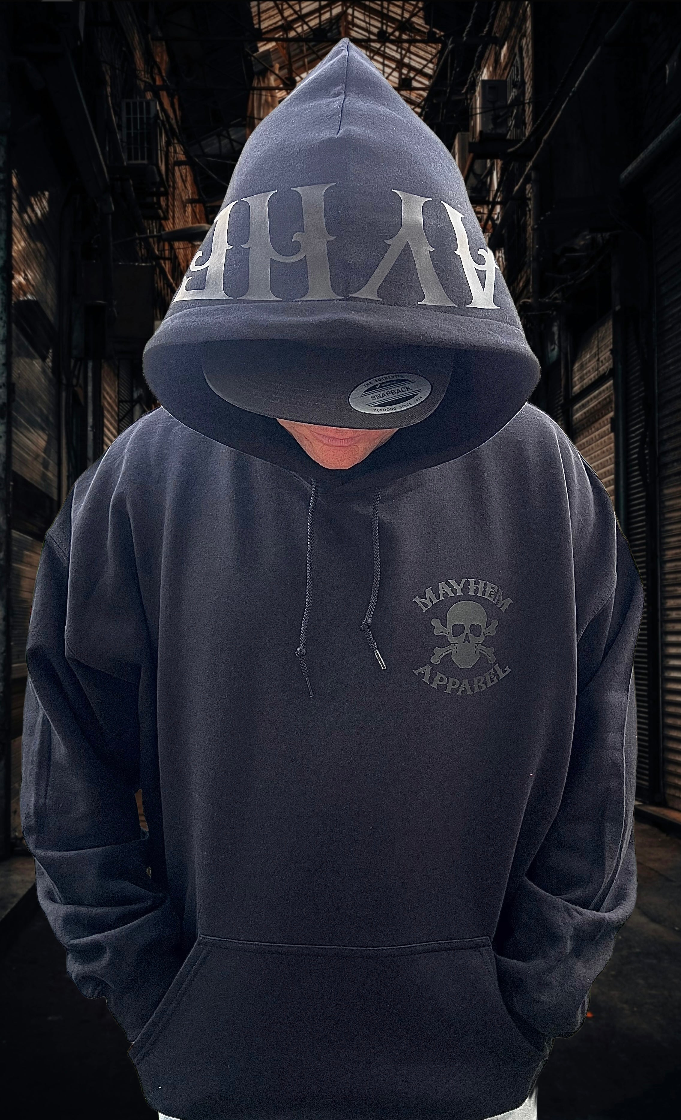 Mayhem Signature Skull Hoodie