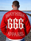 MAYHEM APPAREL 666 RED SWEATER