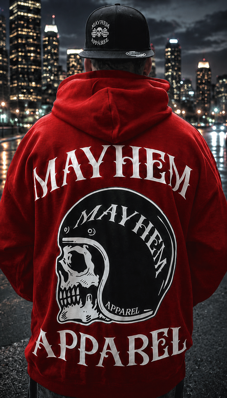 MAYHEM SKULL EDITION BIKER HOODIE