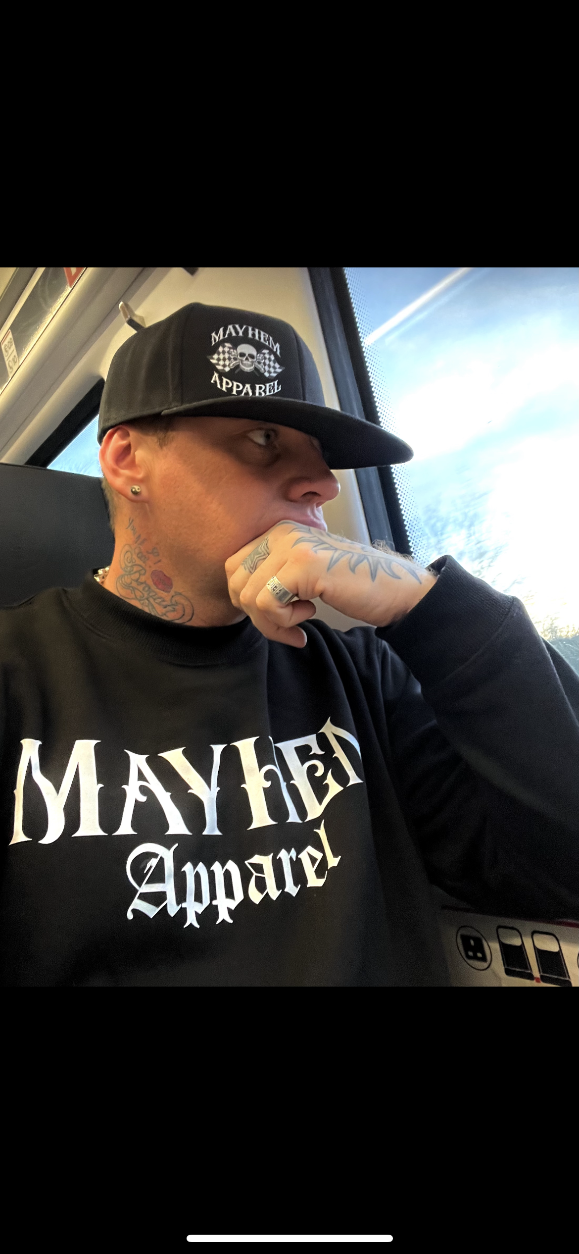 Mayhem Apparel snapback baseball cap