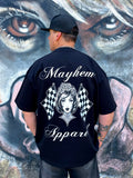 Mayhem Apparel Chaos Queen Graphic T-Shirt - Black
