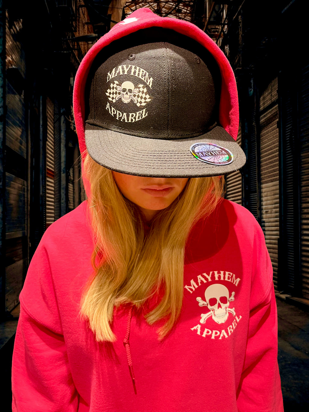 Mayhem Signature Skull Hoodie