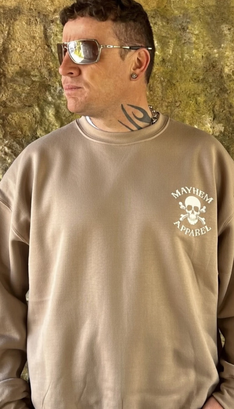 MAYHEM MOTORCYCLE SKULL SWEATER