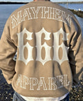 MAYHEM APPAREL 666 SAND SWEATER