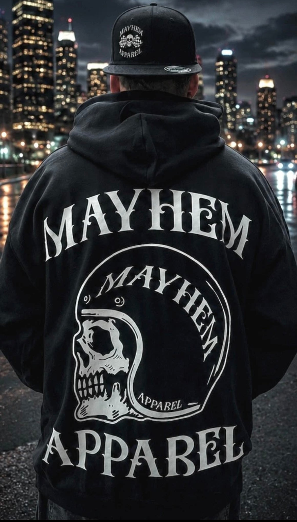 MAYHEM SKULL EDITION BIKER HOODIE