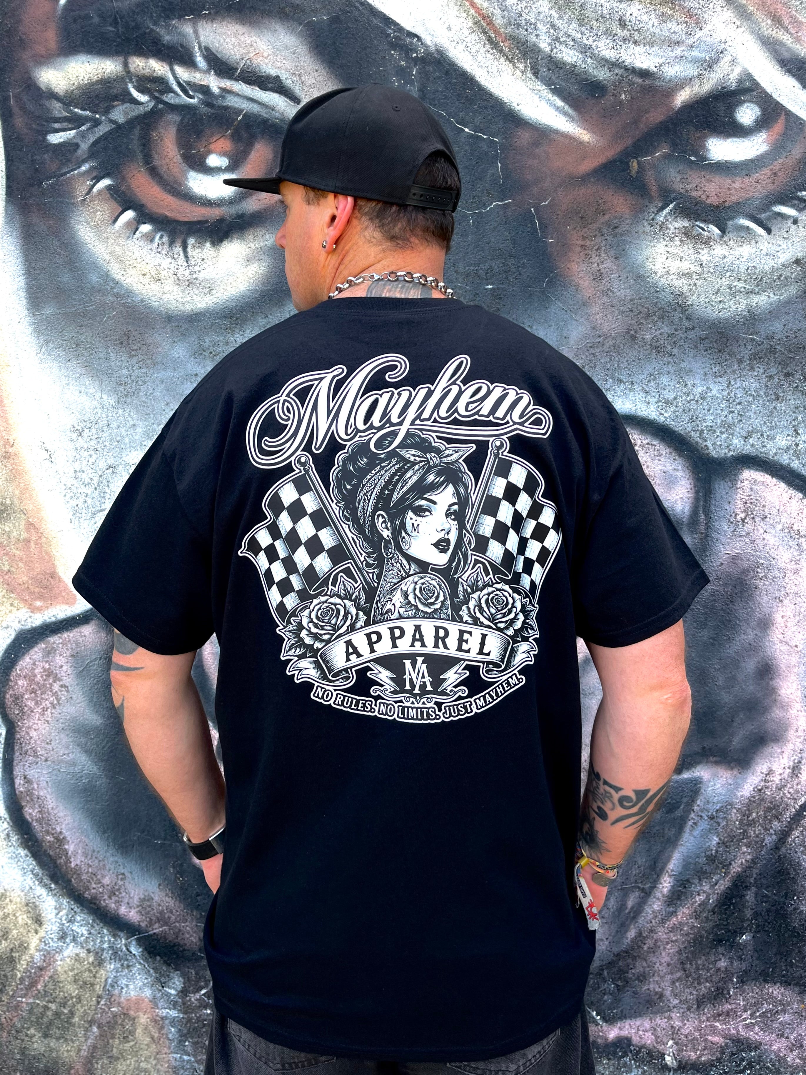 Mayhem Apparel Racing queen T-shirt