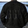 MAYHEM APPAREL 666 BLACK ON BLACK SWEATER