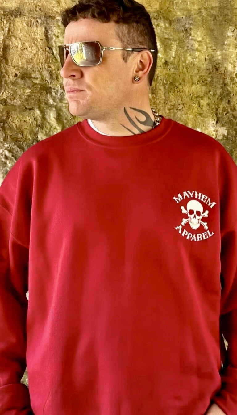 MAYHEM MOTORCYCLE SKULL SWEATER