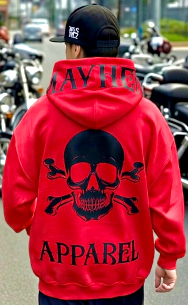 Mayhem Signature Skull Hoodie