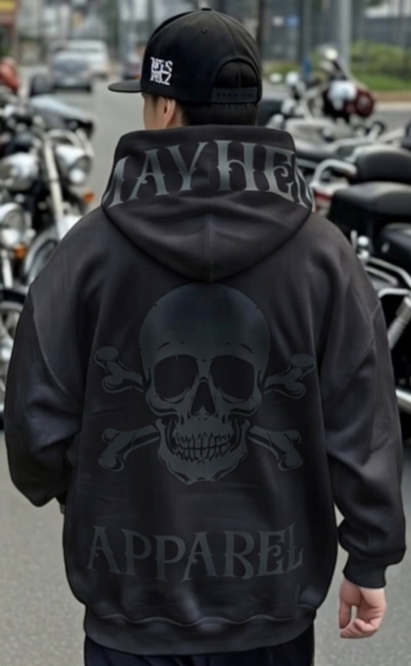 Mayhem Signature Skull Hoodie