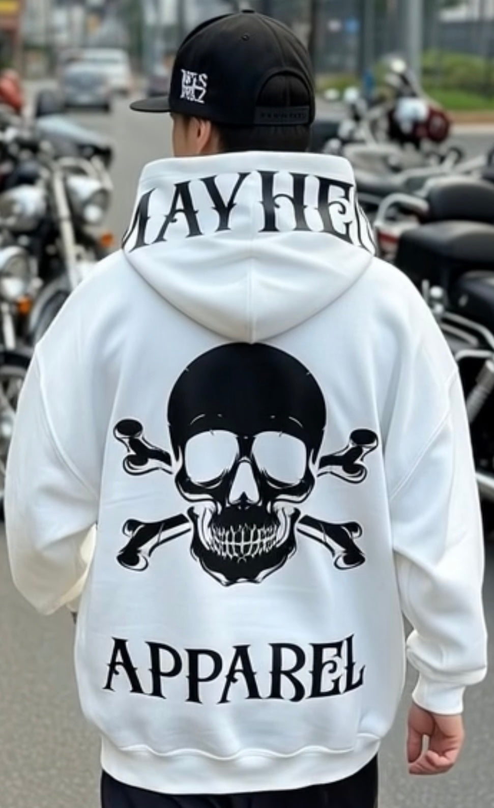 Mayhem Signature Skull Hoodie
