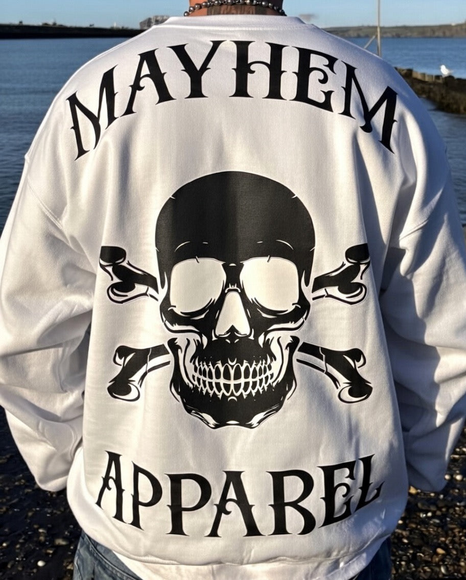 MAYHEM MOTORCYCLE SKULL SWEATER