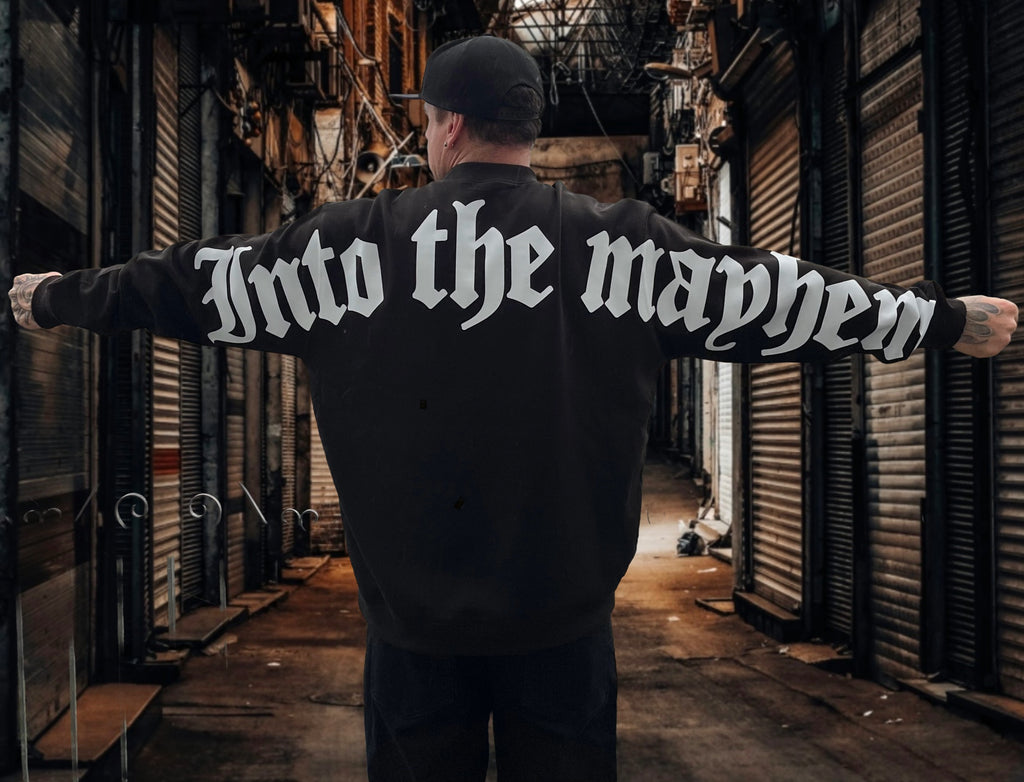 INTO THE MAYHEM SWEATER