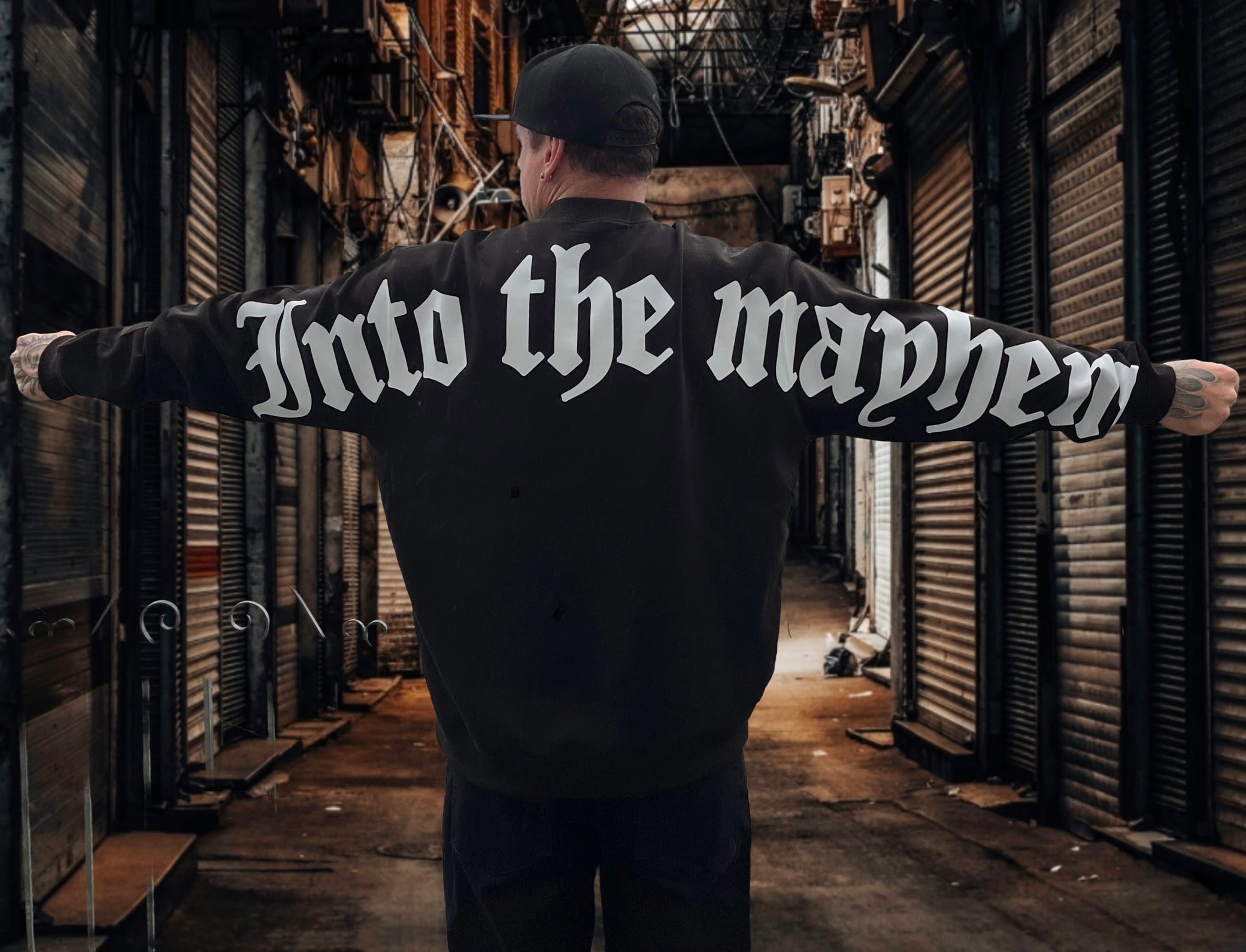 INTO THE MAYHEM SWEATER